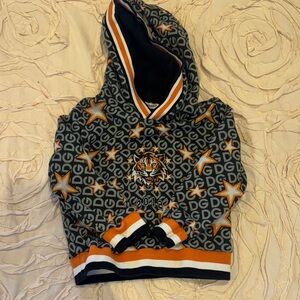Stylish Kids Hooded Jacket with Star Pattern